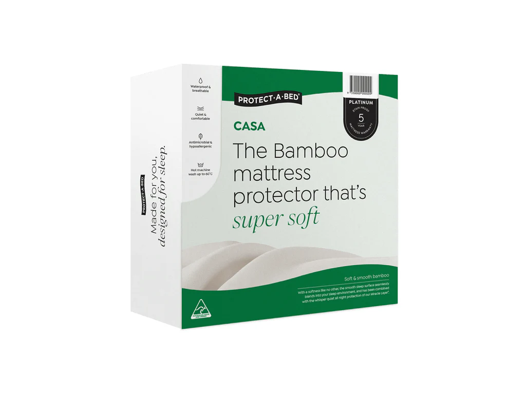 Protect-a-Bed Bamboo Jersey Mattress Protector - Single