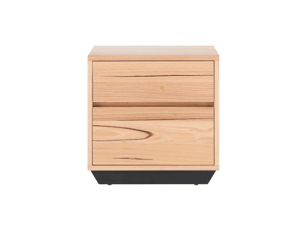 Oasis Bedside Table 2 Drawer - Natural 4 Oasis Bedside Table 2 Drawer - Natural