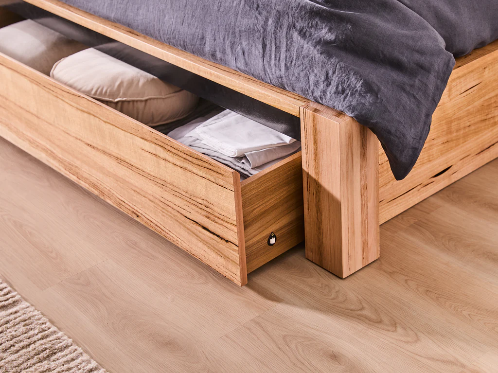 Chelsea Bed Frame with Gas Lift 1 Drawer Base & Tech Pack - Queen / Natural 5 Chelsea Bed Frame with Gas Lift 1 Drawer Base & Tech Pack - Queen / Natural