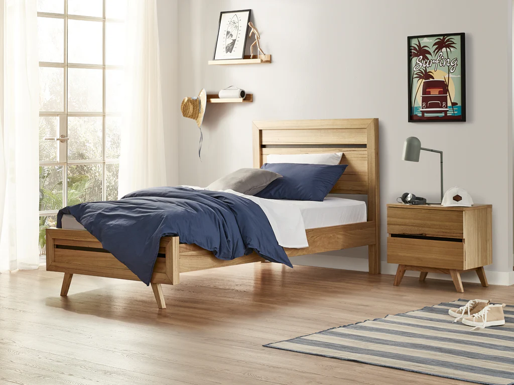 Henley Bed Frame - Single / Natural