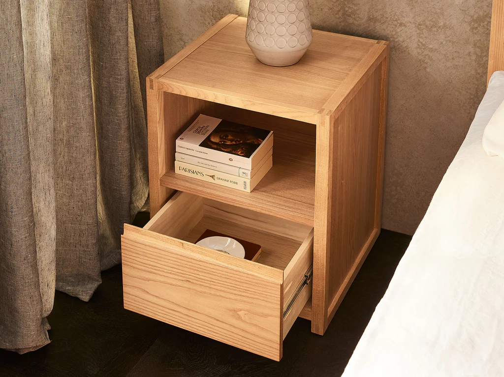 Stockholm Bedside Table - Natural 3 Stockholm Bedside Table - Natural