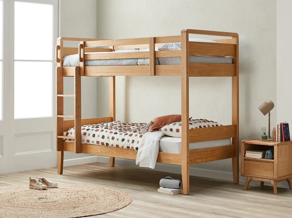 Denmark Bunk Bed - Single / Natural
