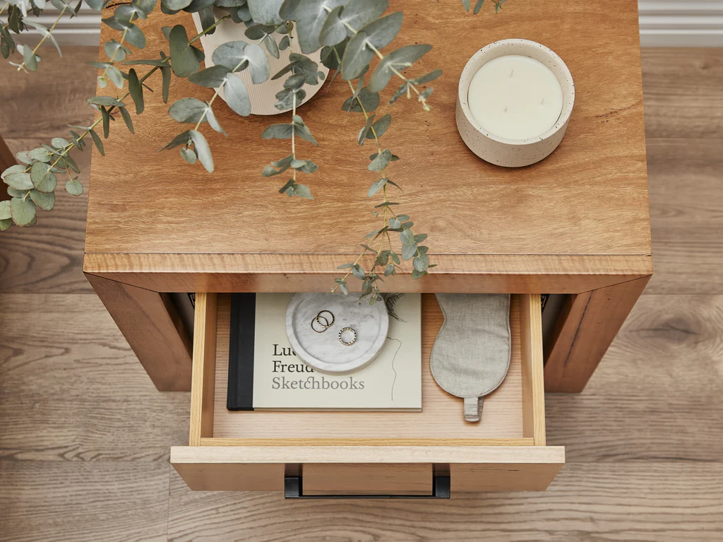 Meridian Bedside Table - Natural 3 Meridian Bedside Table - Natural
