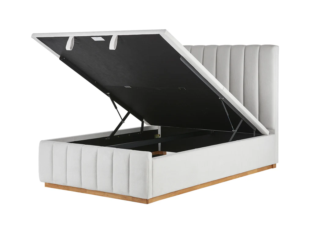 Olivia Bed Frame - King Single / Snow