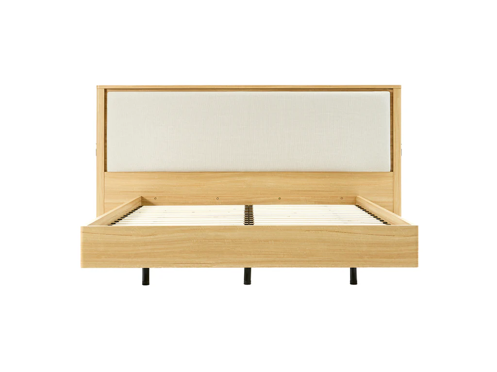 Balmain Extended Bed Frame with Floating Base & Tech Pack - Queen / Natural 6 Balmain Extended Bed Frame with Floating Base & Tech Pack - Queen / Natural