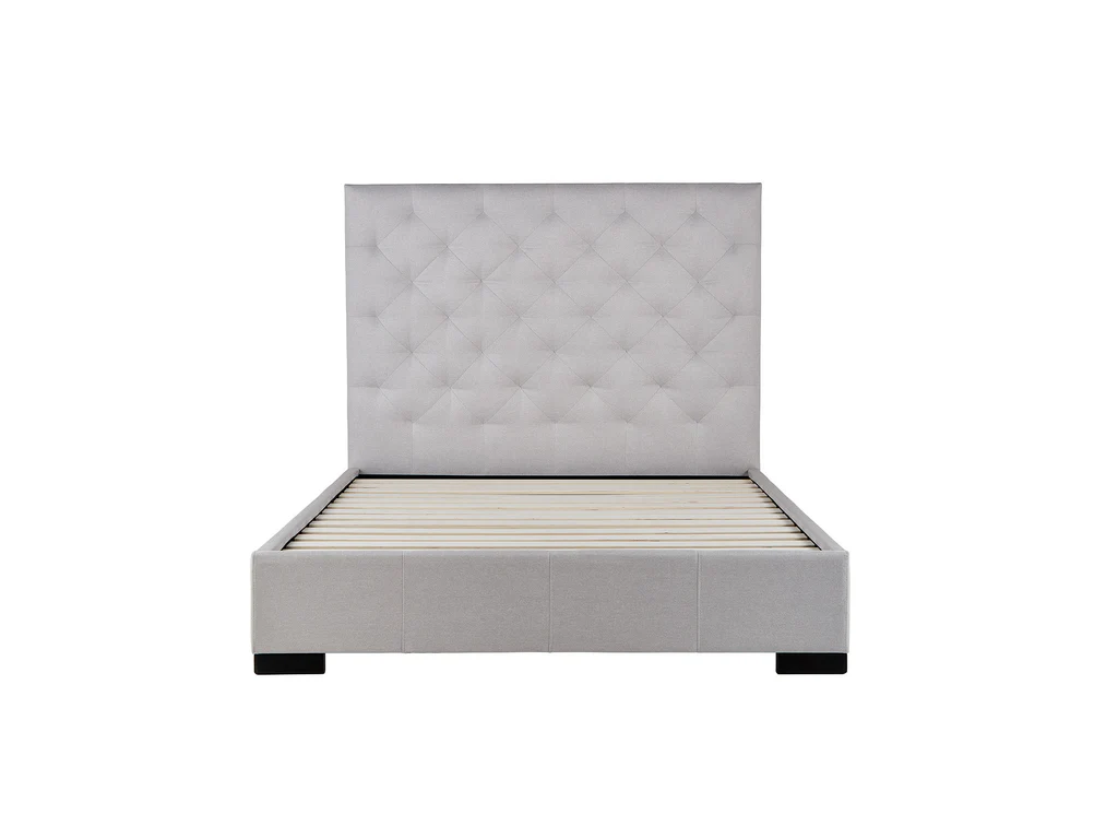 Memphis Diamond Bed Frame - King / Cement