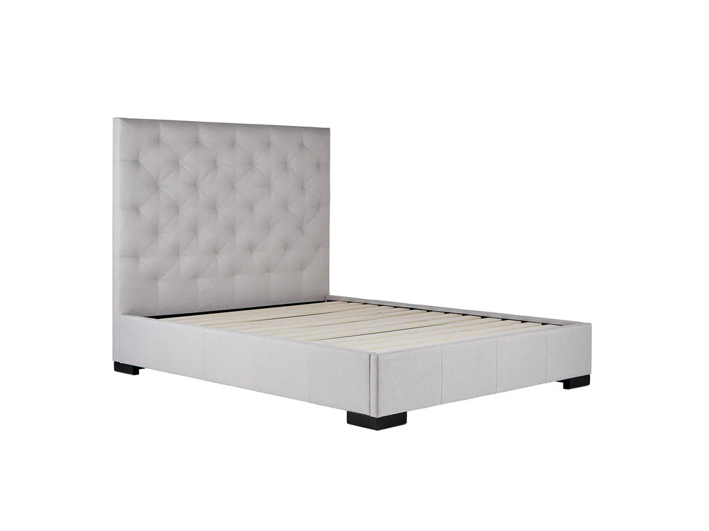 Memphis Diamond Bed Frame - King / Cement