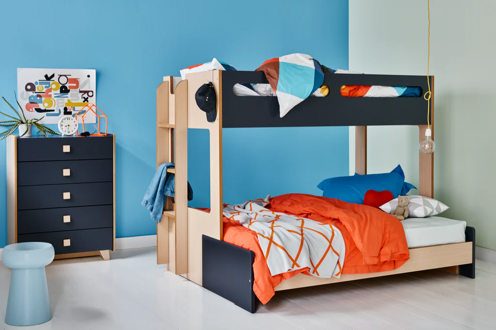 Charlie Combo Bunk Frame - Single/Double / Charcoal
