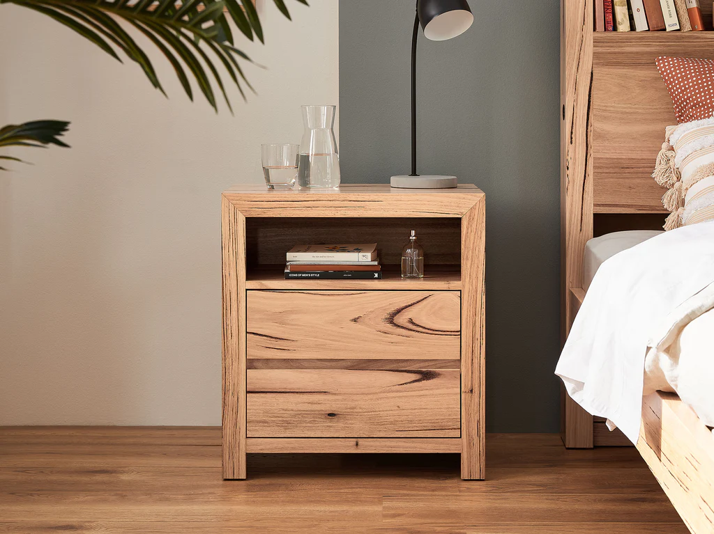 Oxford Bedside Table - Natural