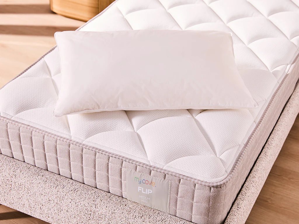 my cove® Natural Plant Pillow - Extra Low / Off White