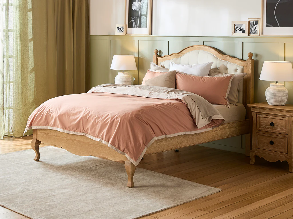 Fabian Bed Frame with Low Footend - King / Sand Dune 7 Fabian Bed Frame with Low Footend - King / Sand Dune