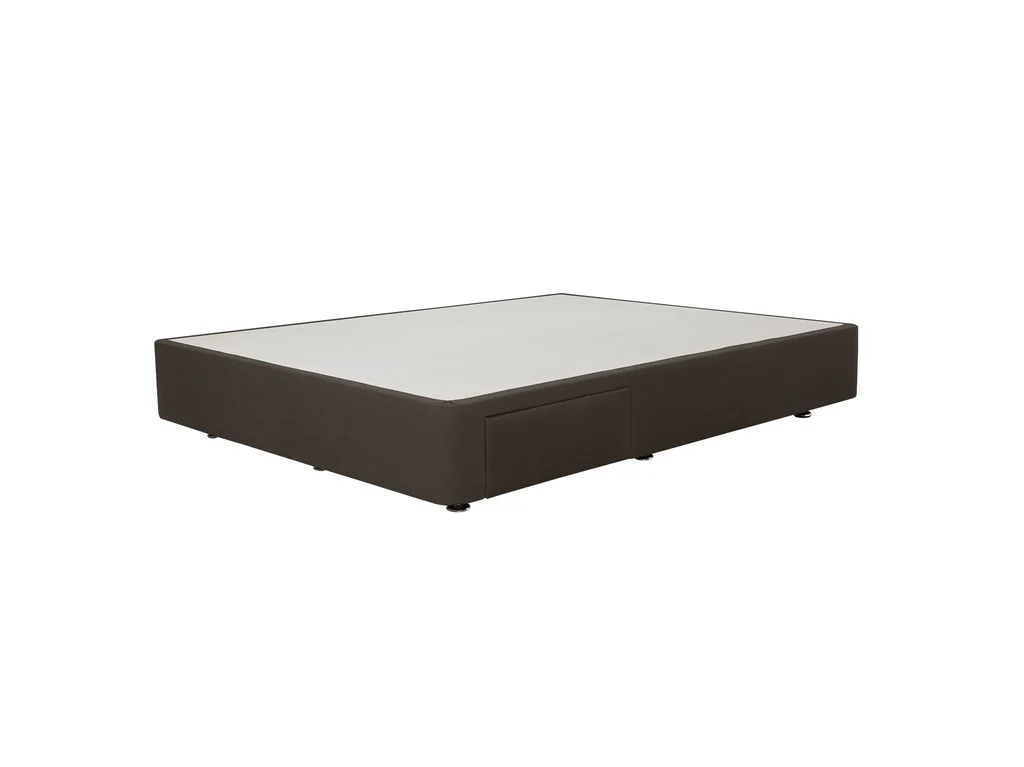 Slumberland 2 Drawer Base - Single / Graphite