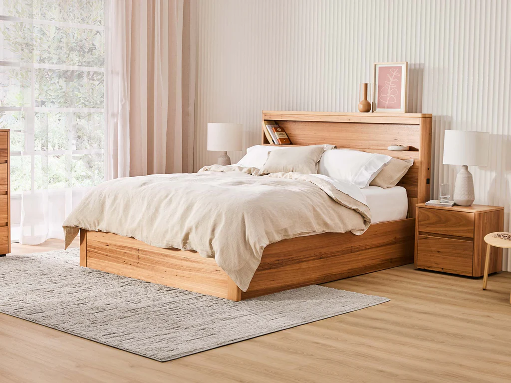 My Design Feature Headboard & Gas Lift Base - Single / Native 4 My Design Feature Headboard & Gas Lift Base - Single / Native