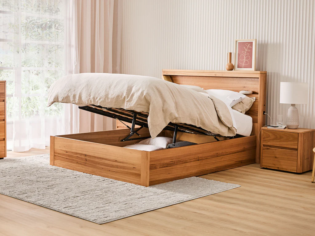 My Design Feature Headboard & Gas Lift Base - Single / Native 5 My Design Feature Headboard & Gas Lift Base - Single / Native