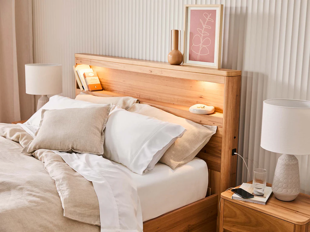 My Design Feature Headboard & Gas Lift Base - Single / Native 7 My Design Feature Headboard & Gas Lift Base - Single / Native