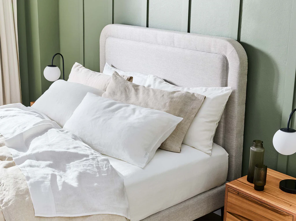 My Style Curved Headboard with Slimline Base - Single / Emir Alabaster 3 My Style Curved Headboard with Slimline Base - Single / Emir Alabaster