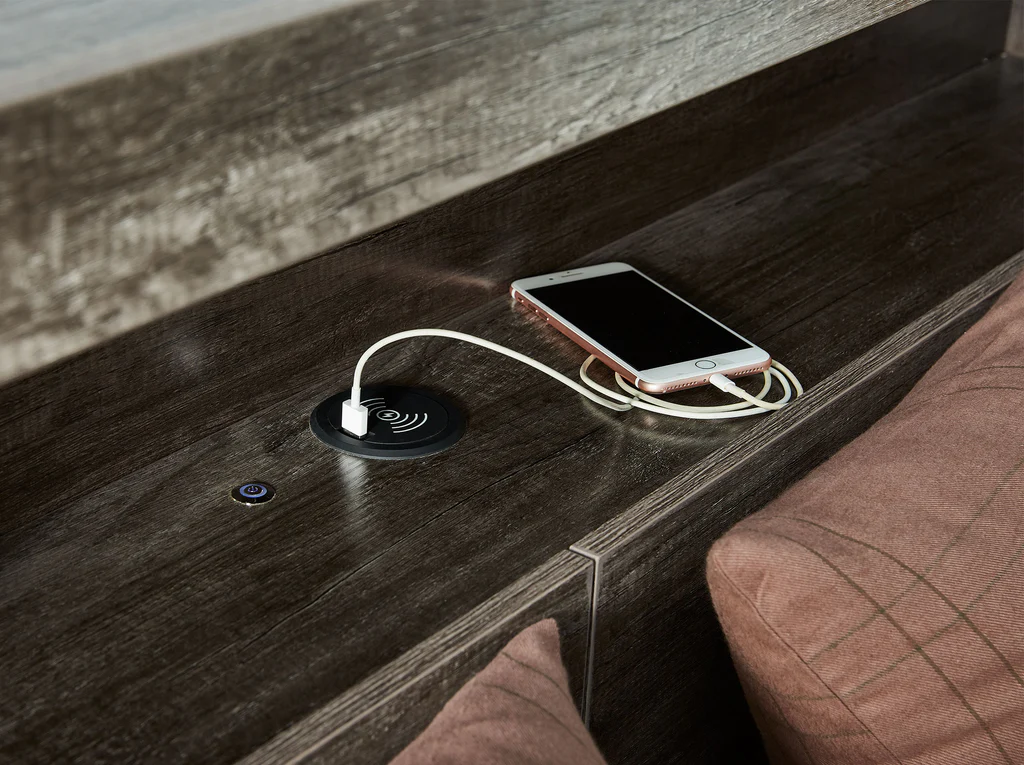 Avondale Bed Frame with Gas Lift Base - Double / Vintage Oak 5 Avondale Bed Frame with Gas Lift Base - Double / Vintage Oak