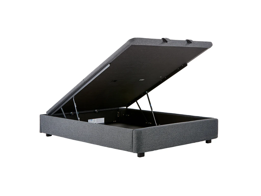 Bravo Gas Lift Base - Queen / Pepper