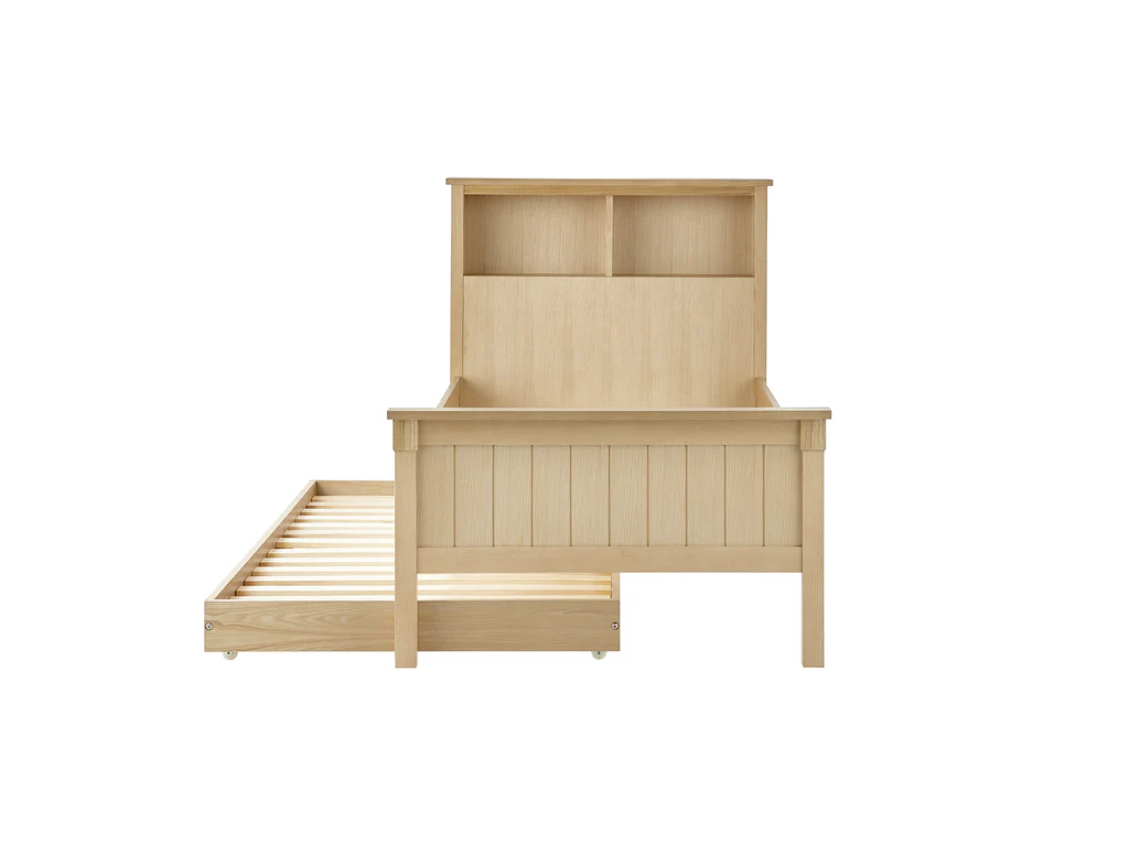 Durham Feature Bed Frame With Trundle - Single / Natural 4 Durham Feature Bed Frame With Trundle - Single / Natural