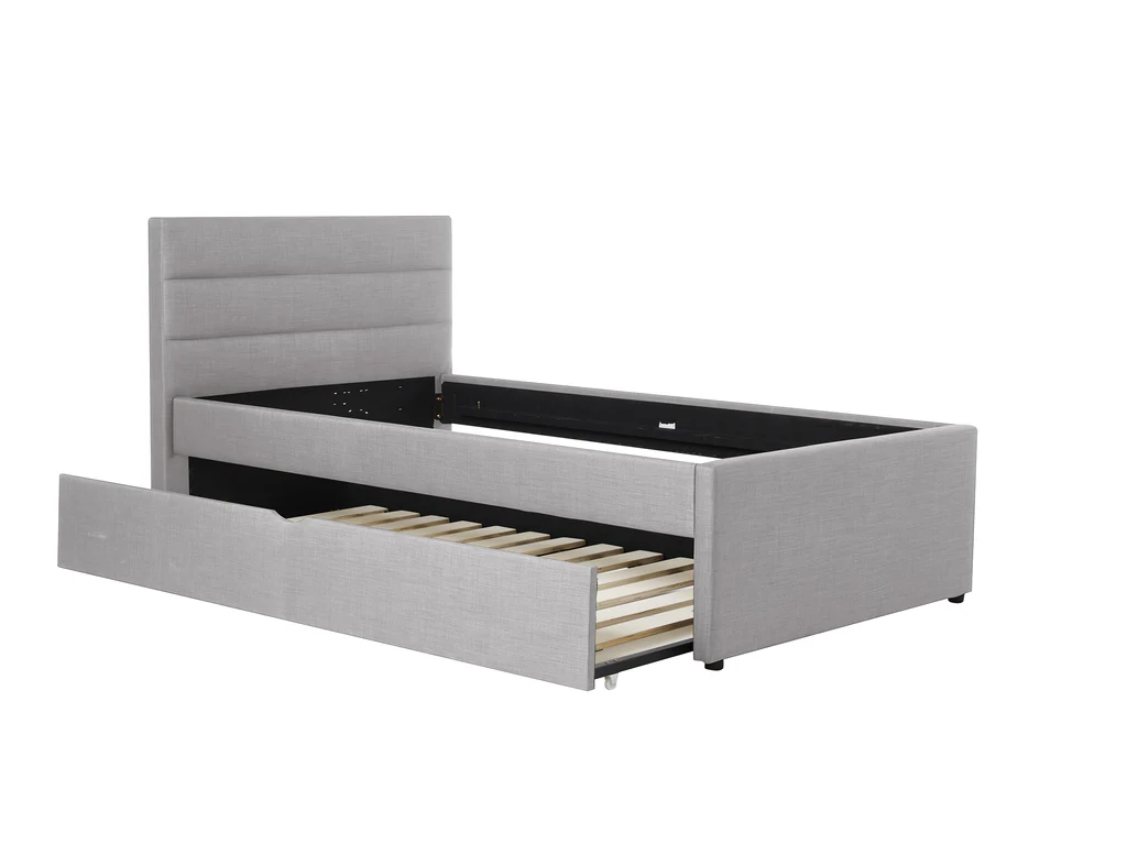 Paddington Bed Frame with Trundle - King Single / Grey 5 Paddington Bed Frame with Trundle - King Single / Grey