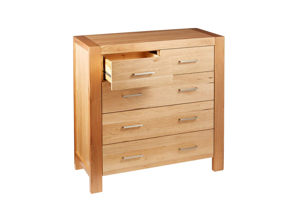 Clovelly Feature 4 Piece Bedroom Suite - Queen / Light Oak 9 Clovelly Feature 4 Piece Bedroom Suite - Queen / Light Oak