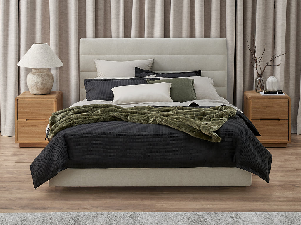 Paddington Floating Bed Frame - Double / Ivory