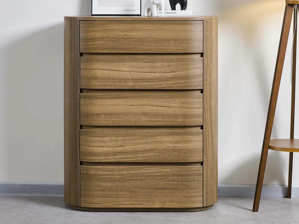 Bronte 4 Piece Bedroom Suite - Queen / Walnut