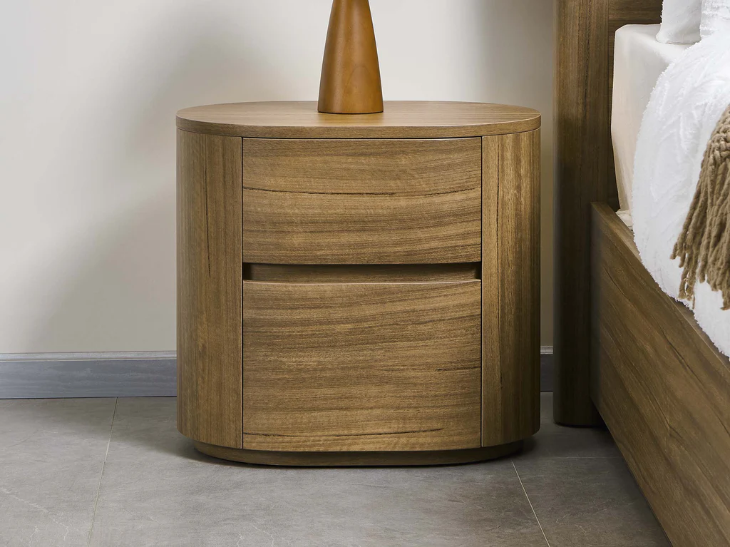 Bronte 4 Piece Bedroom Suite - Queen / Walnut