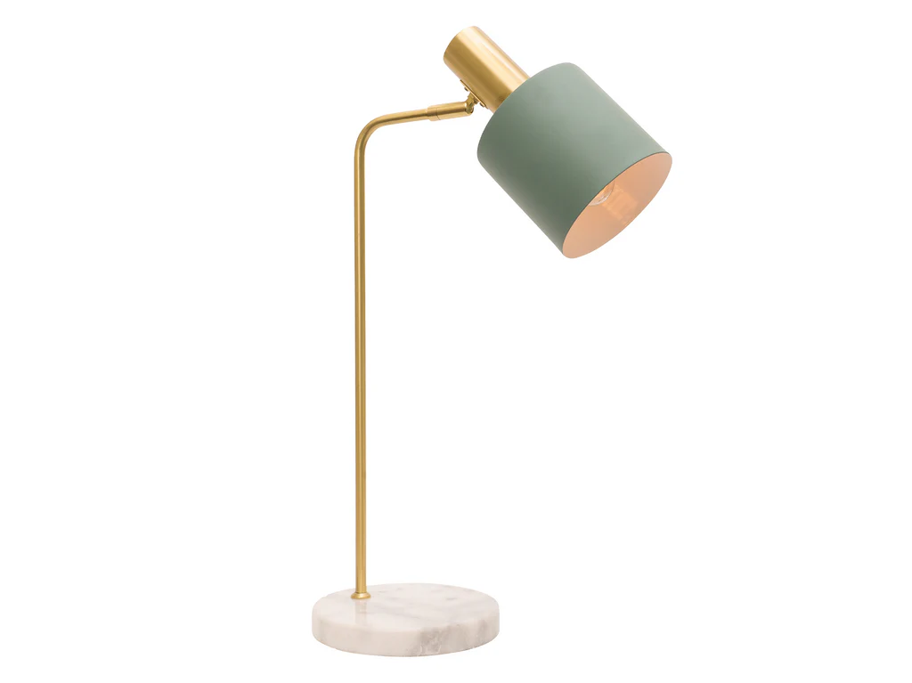 Addison Lamp - One Size / Gold/Jade