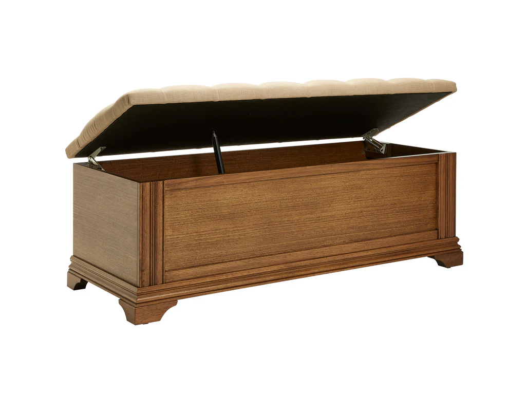 Veronique Blanket Box - English Oak 3 Veronique Blanket Box - English Oak