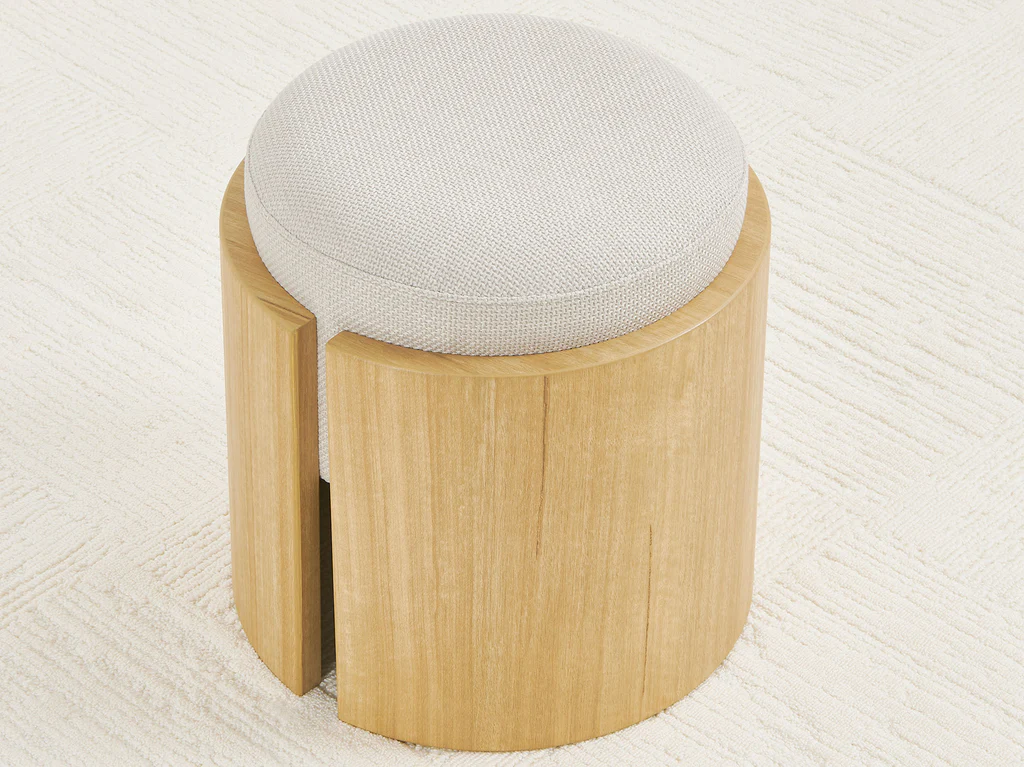 Bronte Dressing Stool - Natural