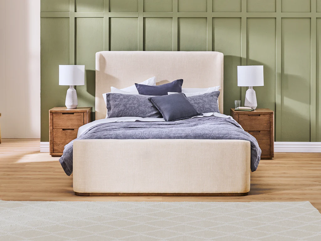 Indy Bed Frame - Queen / Oatmeal