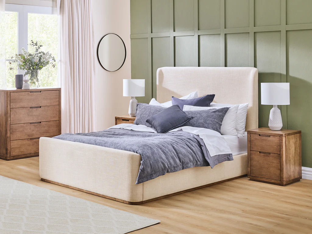 Indy Bed Frame - Queen / Oatmeal