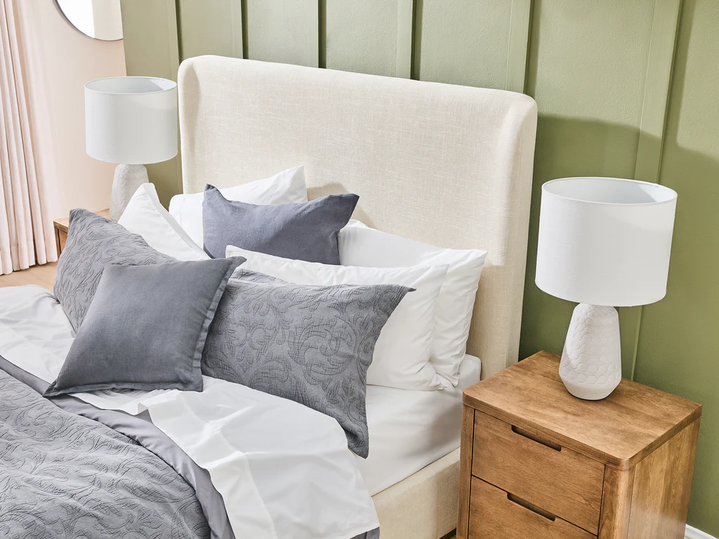 Indy Bed Frame - Queen / Oatmeal 3 Indy Bed Frame - Queen / Oatmeal