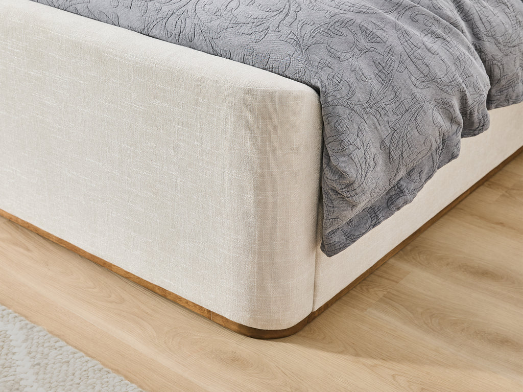 Indy Bed Frame - Queen / Oatmeal 4 Indy Bed Frame - Queen / Oatmeal