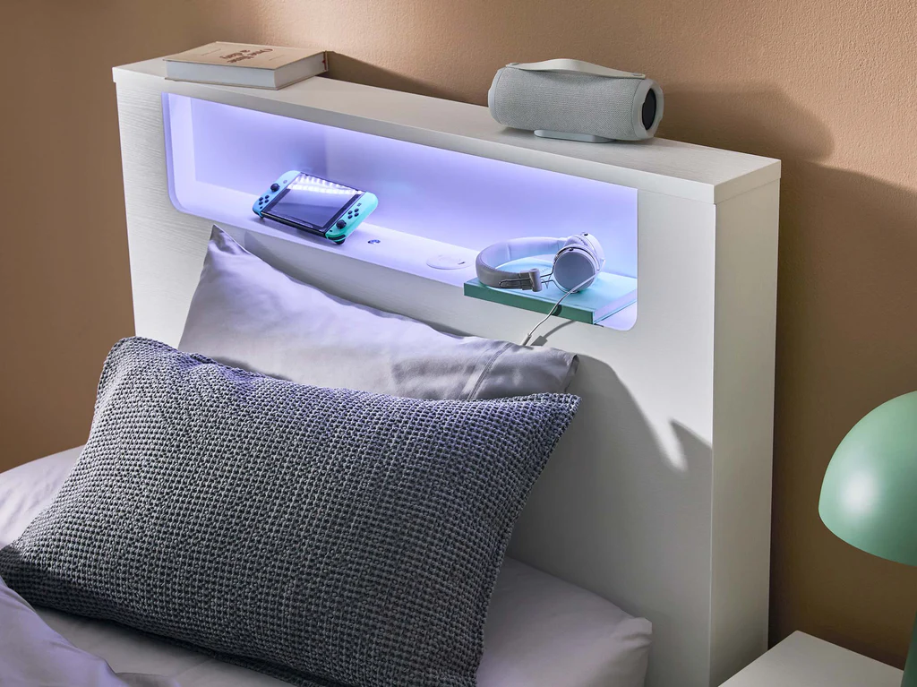 Panama Classic Bed Frame - King Single / Washed Grey 3 Panama Classic Bed Frame - King Single / Washed Grey