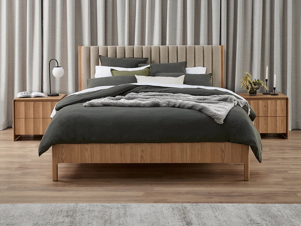 Bond Bed Frame - Queen / Latte