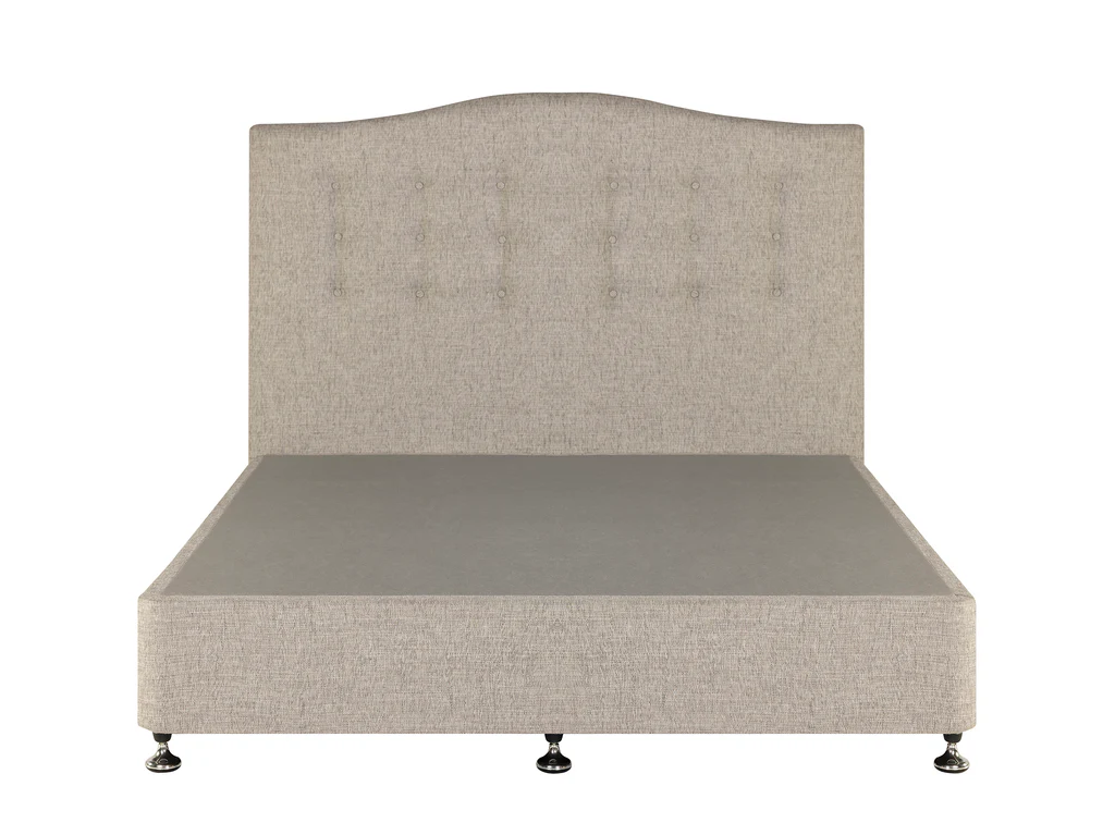 Slumberland Ornate Buttoned Headboard Standard Base - Single / Steel