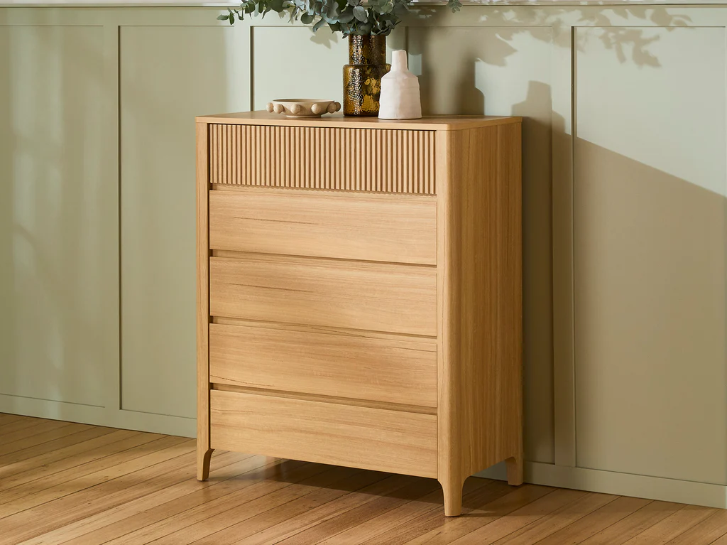 Matilda Tallboy 5 Drawer - Natural