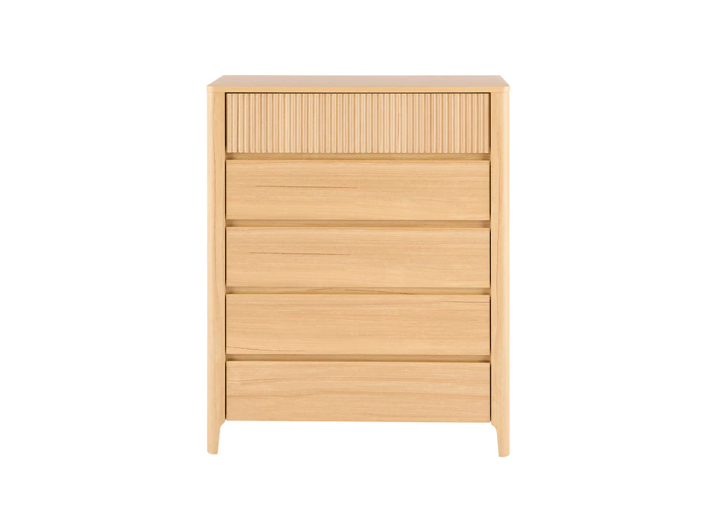 Matilda Tallboy 5 Drawer - Natural