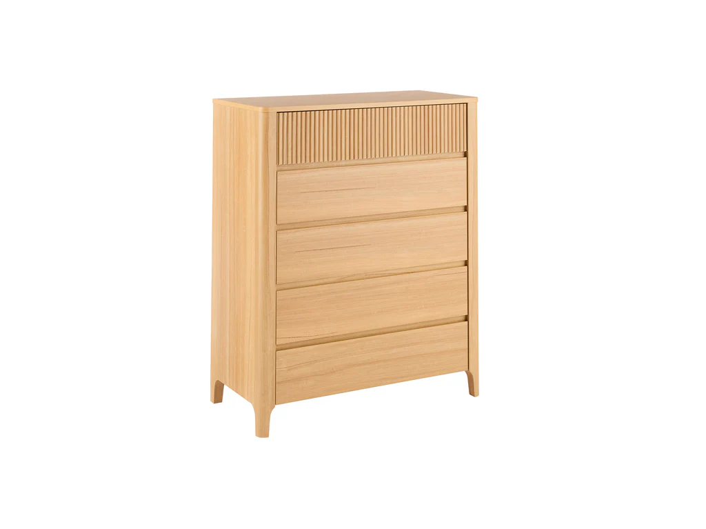 Matilda Tallboy 5 Drawer - Natural