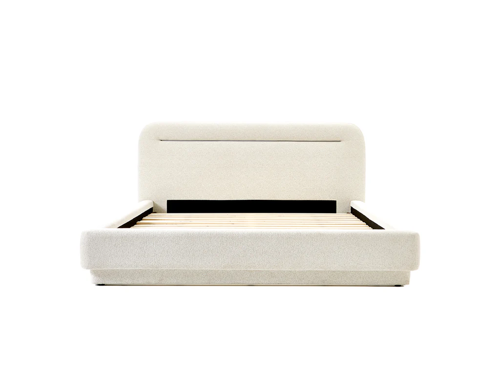 Jasper Bed Frame - Double / Chalk