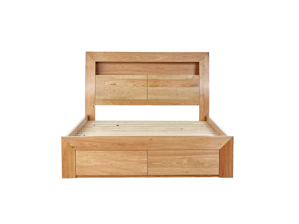 Clovelly Feature Bed Frame - Queen / Light Oak 8 Clovelly Feature Bed Frame - Queen / Light Oak