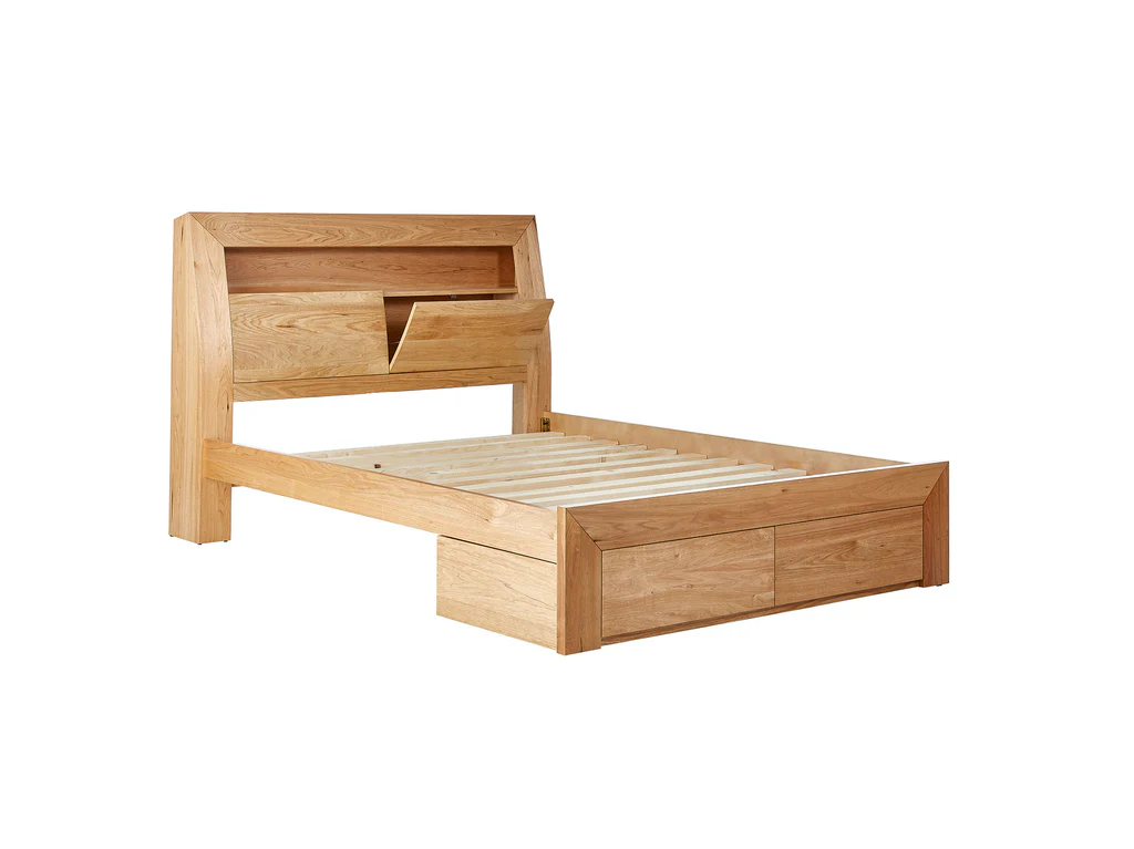 Clovelly Feature Bed Frame - Queen / Light Oak 9 Clovelly Feature Bed Frame - Queen / Light Oak