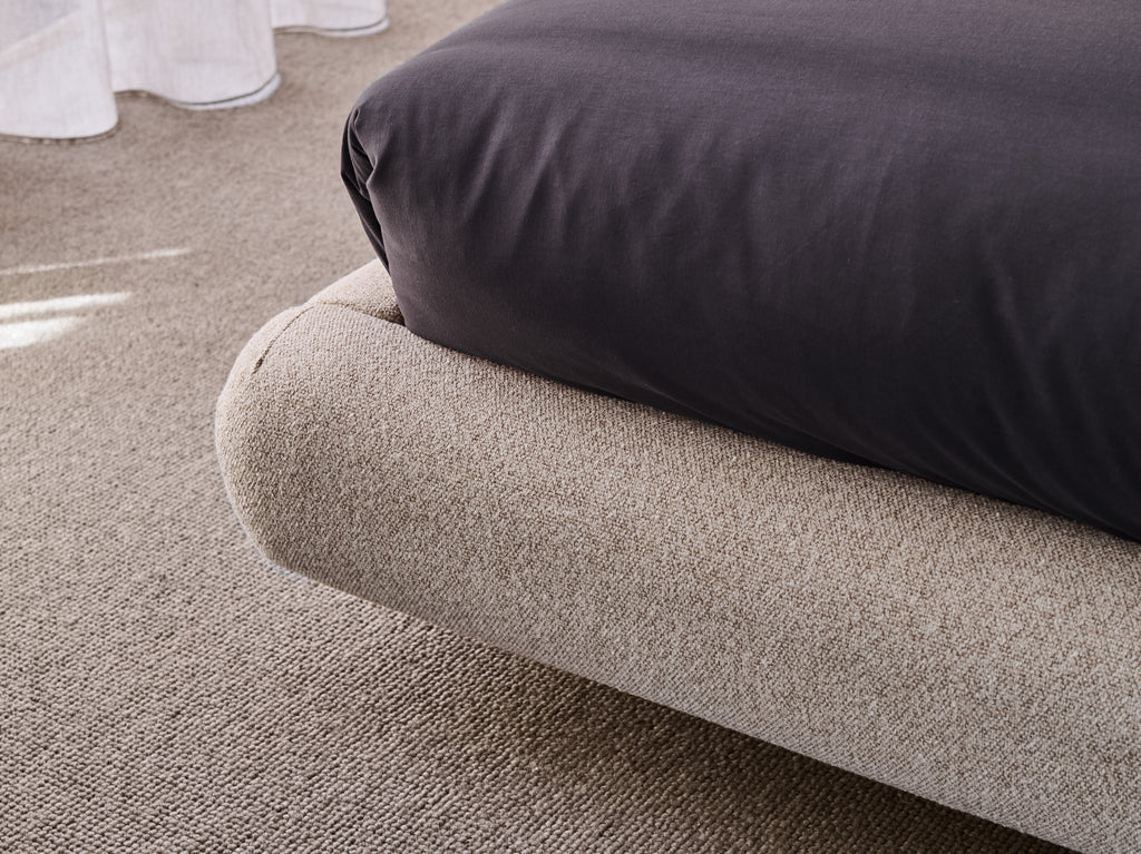 Allegra Bed Frame - Queen / Oatmeal 6 Allegra Bed Frame - Queen / Oatmeal