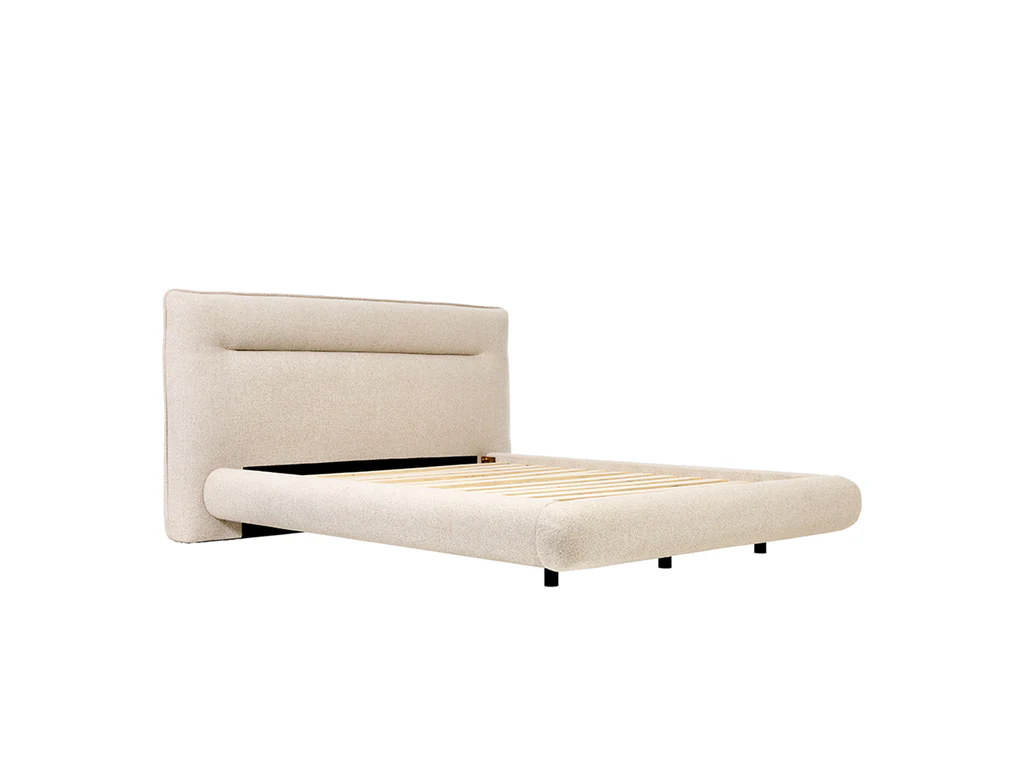 Allegra Bed Frame - Queen / Oatmeal 8 Allegra Bed Frame - Queen / Oatmeal