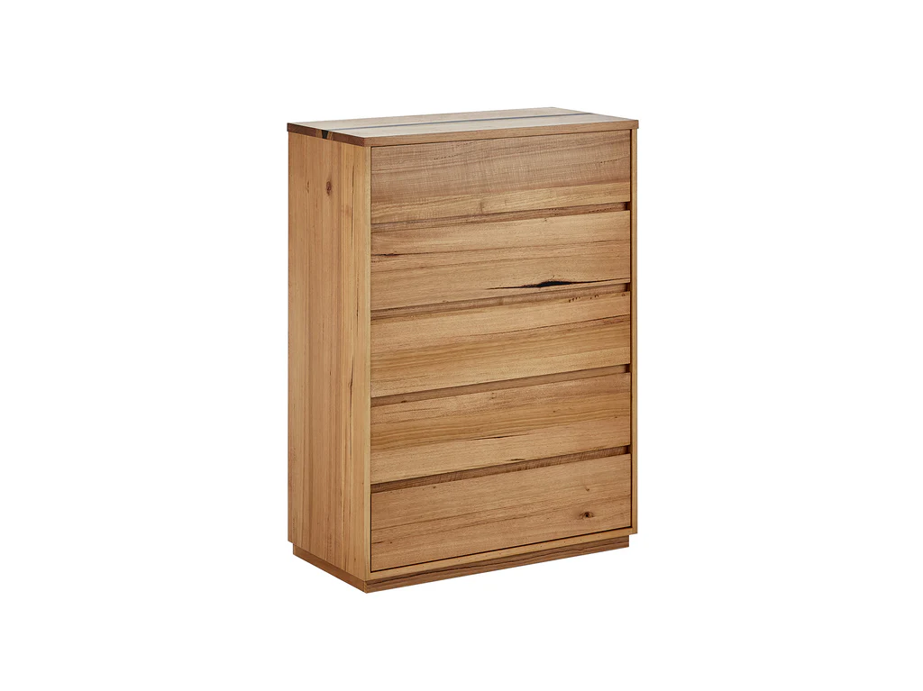 Banksia Tallboy 5 Drawer - Natural