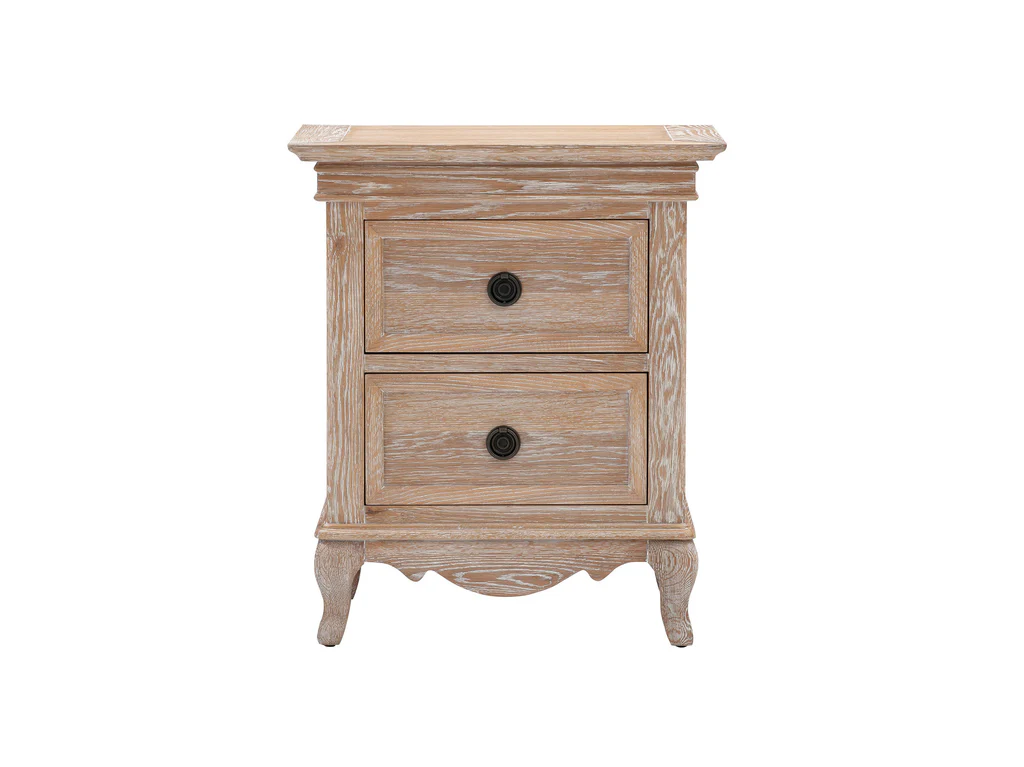 Fabian Bedside Table - Sand Dune