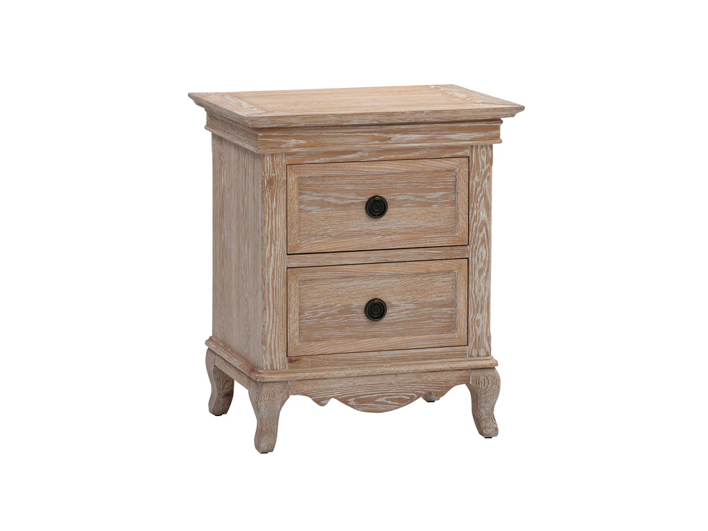 Fabian Bedside Table - Sand Dune