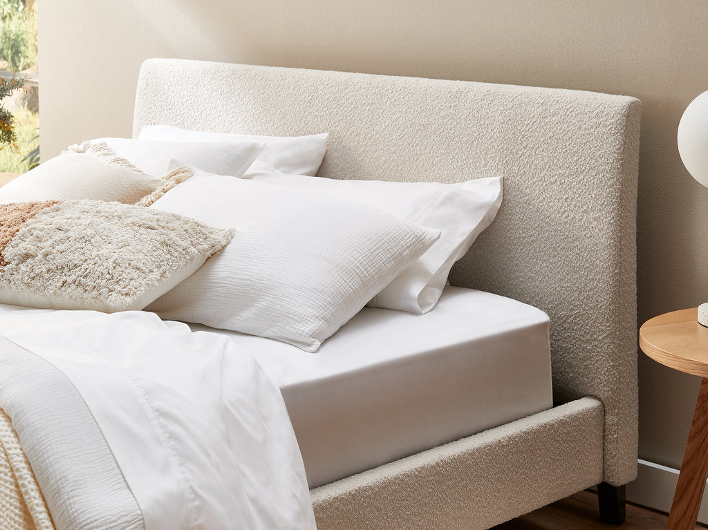 Cara Bed Frame - King / Cream 4 Cara Bed Frame - King / Cream